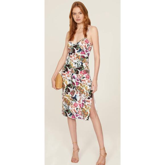 Adam Lippes RTR Bouquet Slip Dress 0 - Picture 1 of 9